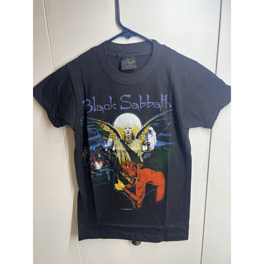 Black Sabbath Born Again Tour 1983 Single Sz Small rare Vintage ORIGINAL Angel